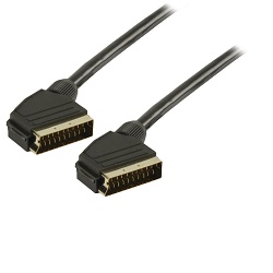 VALUELINE 0B50 Kabel SCART - SCART černý 5m