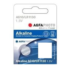 AgfaPhoto baterie LR54, AG10 alkalická 1ks