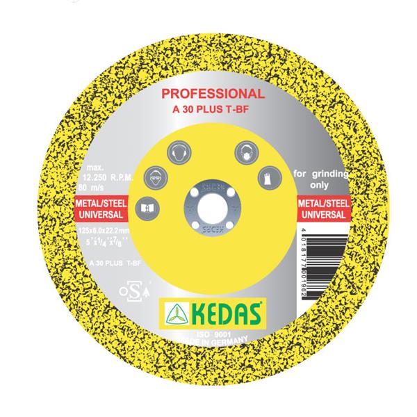 Kedas Brusný kotouč na ocel 125 x 6,5 x 22,2mm A30