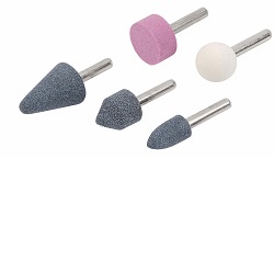 Brusné nástavce na vrtačku 5ks POWAIR0121