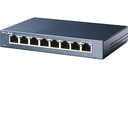 TP-Link TL-SG108 osmi portový 10/100/1000 Mbit/s