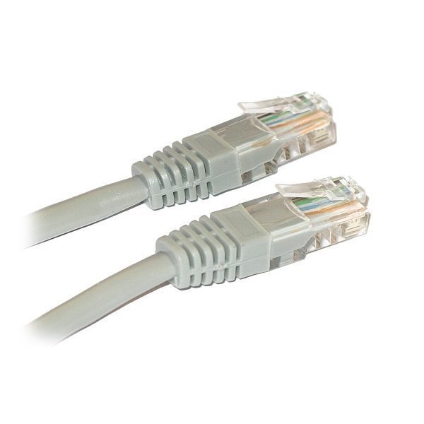 XtendLan Cat 5e UTP 5m šedý Patch kabel 4013
