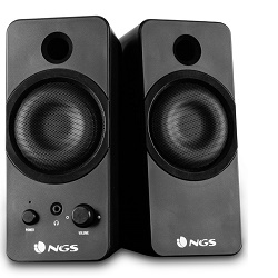 NGS GSX-200 reproduktory 2.0 Černé 20W