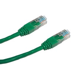 Datacom 1554 CAT5E, UTP, 7m, zelený