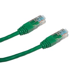 Datacom 1564 UTP, cat.5e, RJ45, 10m, zelený