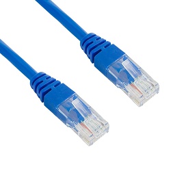 Geti patch kabel UTP cat.5e RJ45 1m modrý