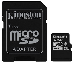 Kingston Canvas Select microSDHC 32GB pam. karta