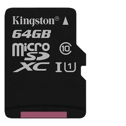 Kingston SDCS/64GBSP Paměťová karta 64GB MicroSDXC