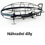 RC Vzducholď Trup+ elektronika + vrtule- náhradní