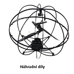 Vrtulník UFO - náhradní vysílačka, infra