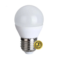 Žárovka LED E27 6W G45 bílá teplá SOLIGHT WZ412-1