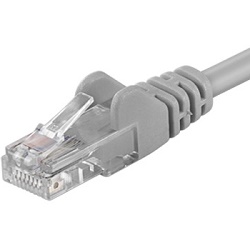 UTP kabel Patch RJ45 30m šedý cat5 N523