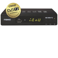 Maxxo H.265 CRA Set Top Box DVB-T2 FullHD SCART