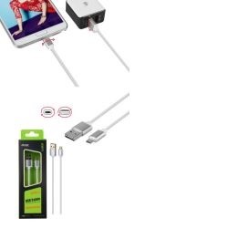 M-TK K3371 bílý Datový a nabíjecí kabel MicroUSB