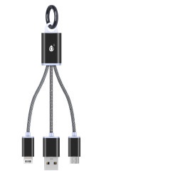 ALIGATOR Datový kabel PLUS 8047 2v1, MicroUSB+