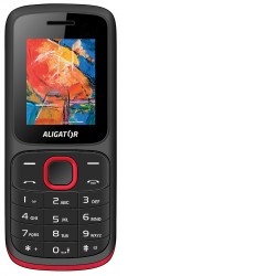Aligator D210 Dual SIM černo-červený