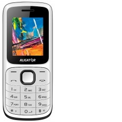 Aligator D210 Dual SIM bílo-černý tlačítkový