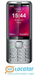 Aligator D950 Dual sim stříbrný mobilní telefon