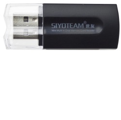 SIYOTEAM SY59 Čtečka paměťových karet USB2.0 černá