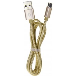 Aligator TUBA 2A datový kabel USB-C zlatý