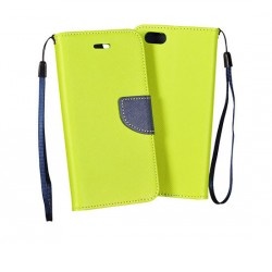 Pouzdro Fancy Samsung A310 Galaxy A3 Lime-Navy