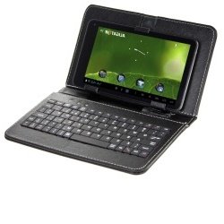 Pouzdro Tablet 9" s klávesnicí microUSB černé
