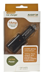 Autonabíječka Powerstrong 2xUSB 5V/1A PSCL2USB1A