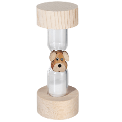 KG 760991 Přesýpací hodiny s přírodního dřeva 9cm