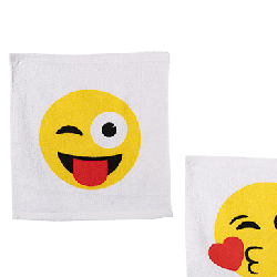 Magický ručníček Emotikony 30x30cm 314022