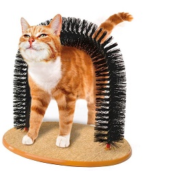 Purrfect arch - masážní kartáč pro kočky drbátko