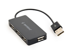 Gembird USB HUB U2P4-04, 4 portový bez napájení