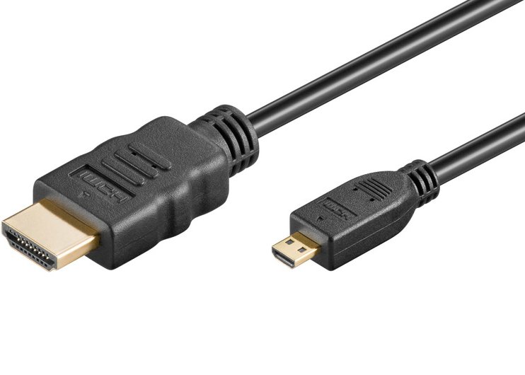 Hadex N541 kabel HDMI na HDMI-D micro 1.5m černý