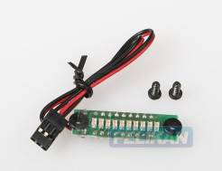 JR065/5 indikát.10LED Rx 5 článek (F815-7)