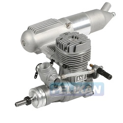 ASP S52A 8.5ccm RC s tlumičem Dvoudobý letecký