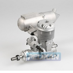 ASP 120AR 20cm RC s tlumičem Dvoudobý motor