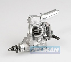 ASP FS 52AR 8.5ccm RC s tlumičem letecký motor