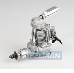 ASP FS 120AR 20ccm RC s tlumičem letecký motor