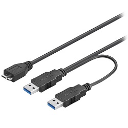PremiumCord ku3y01 kabel USB 3.0 na 2x USB 3.0