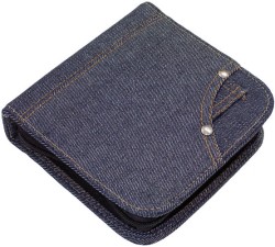 Pouzdro na 24 CD na zip CLN24, DENIM