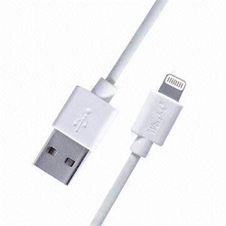 Apple iPhone 5/5S, 5C, 6 datový kabel 2m bílý