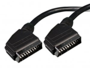 Kabel SCART - SCART 21M-21M, 3m M/M propojovací