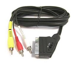 PremiumCord kjssc-2 kabel SCART na 3xCINCH 1.5m