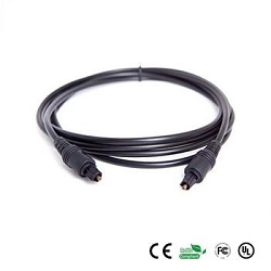 PremiumCord kjtos1 Optický kabel 4mm 1m Toslink