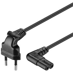 PremiumCord kpspm3-90 kabel síťový 230V 3m placatý