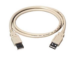 Kabel USB 2.0 A-A M/M 1m propojovací