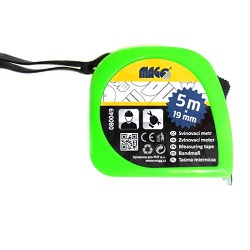 Metr svinovací 5m x 19 mm MAGG 080049