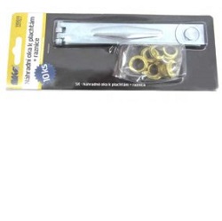 Magg 110011 náhradní oka k plachtám 10ks + raznice