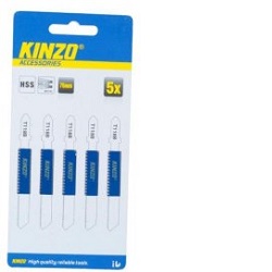 Kinzo T118A sada náhradních pilek do kovu 5ks