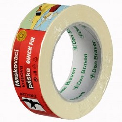 Den Braven B7031RLV krepová páska 38mm x 50m