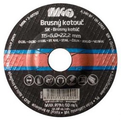 Magg BK115 brusný kotouč na kov 115x6x22,2mm